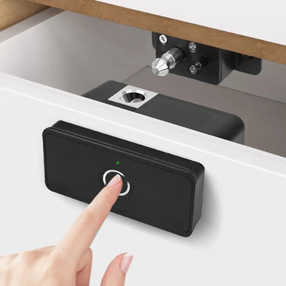 Keyless Fingerprint Drawer Lock Fingerprint Electronic Digital Storage Locker Lock Password Simple Reliable