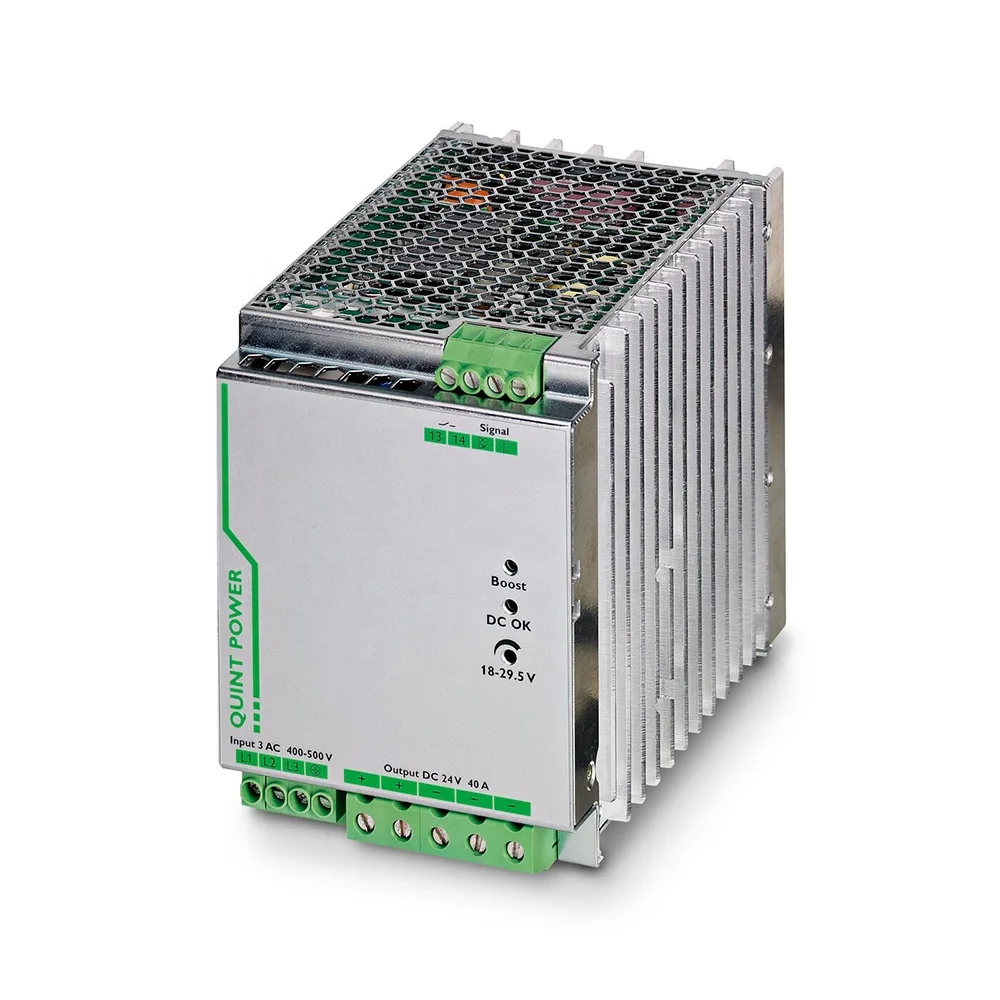 

Новинка 2866802 QUINT-PS/3AC/24DC/40 quint POWER 24VDC/40A для импульсного источника питания Phoenix, быстрая доставка, работает отлично, высокое качество