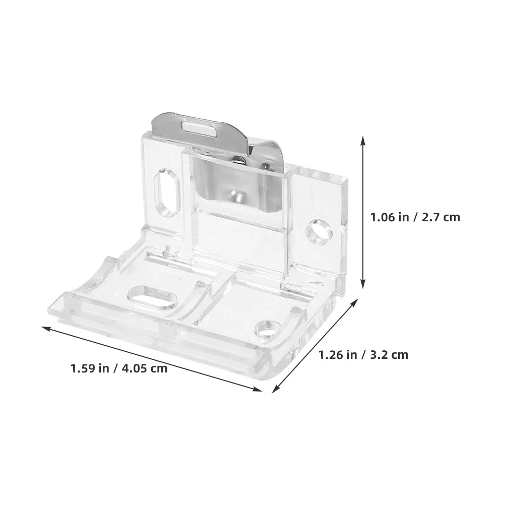6Pcs Roller Blind Brackets Side Fitting Robust Metal Plastic Material Easy DIY Mount Universal Compatibility for Roller Blinds