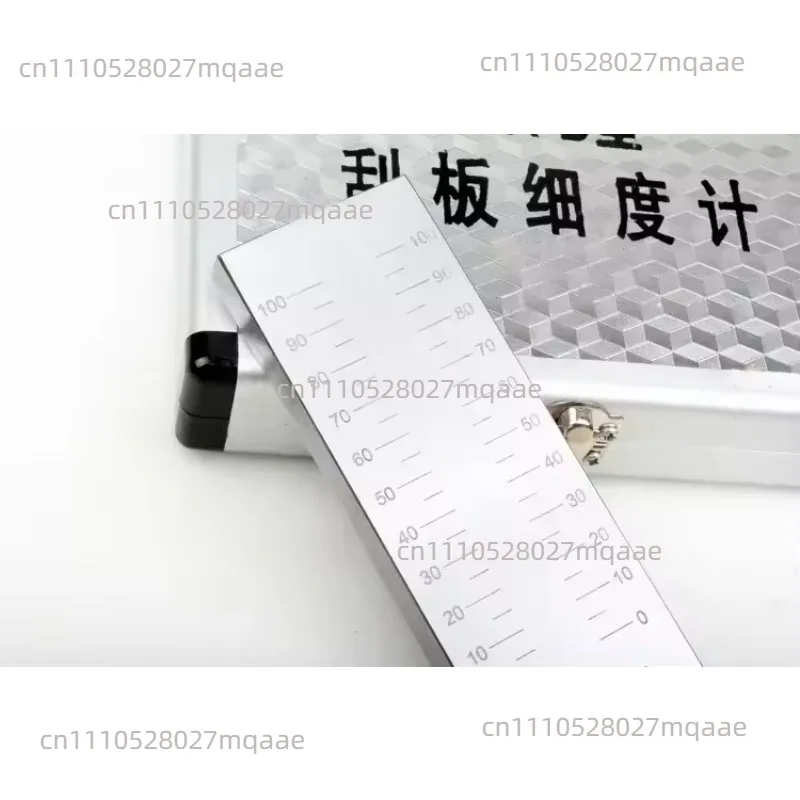 Suitable for QXD Stainless Steel Scraper Fineness Meter, with Box Type Single Slot Fineness Plate Fineness Meter 25/50/100/150um