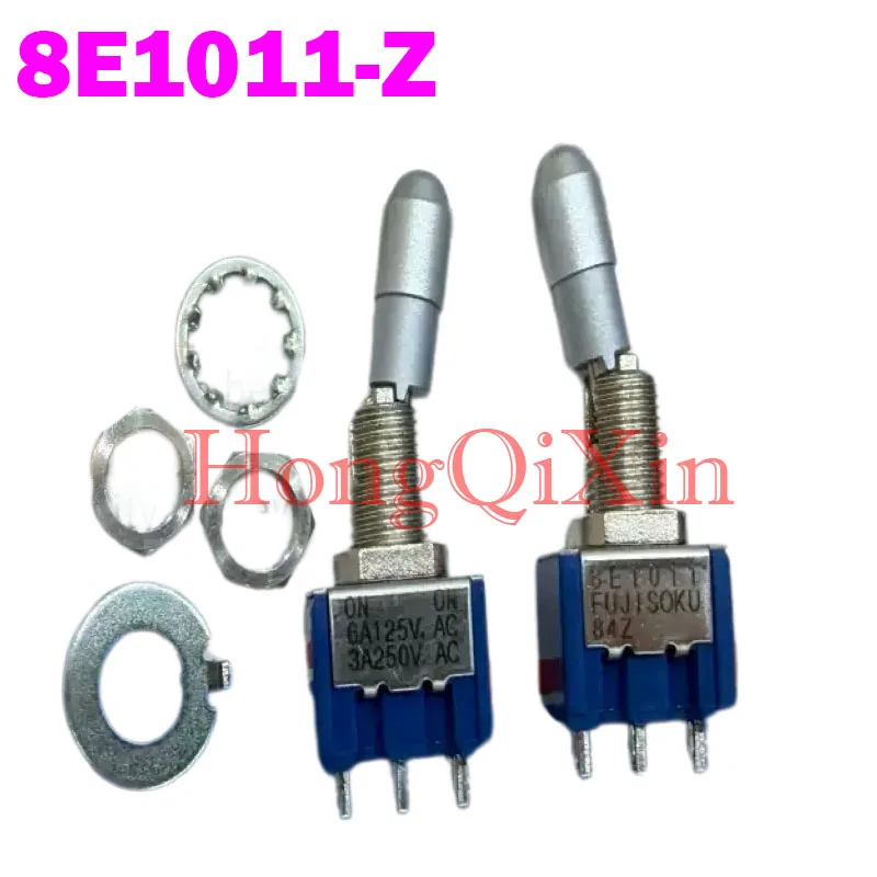 1 PCS/LOT Japan 8E1011-Z Toggle Switch, 3-Pin, 2-Position, with Locking, Anti-Collision Safety Lever