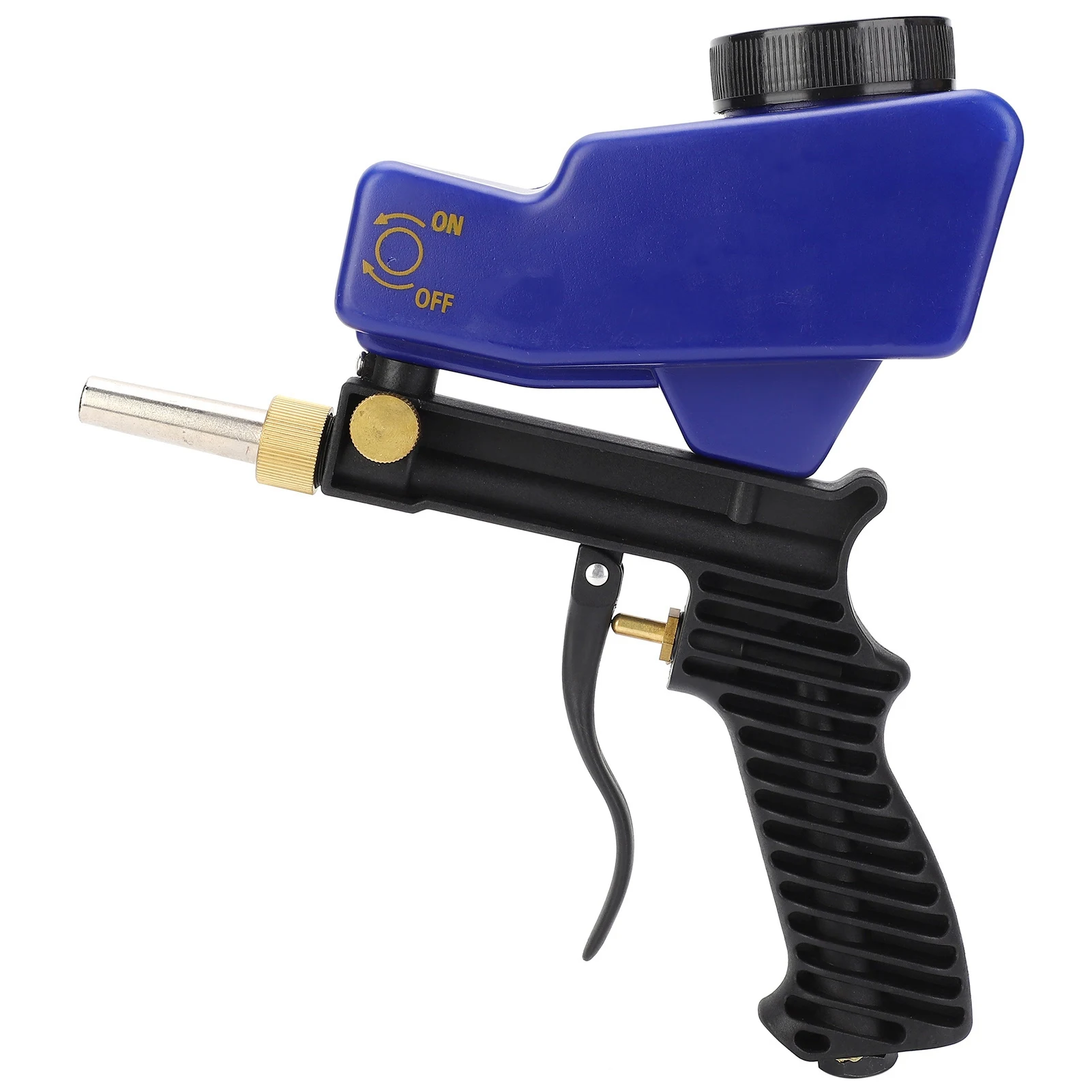Gravity Feed Sandblasting Gun Air Sand  Spray Handheld Tool 70‑150 PSI 6000RPM Pneumatic  Gun Air Sand  Gun
