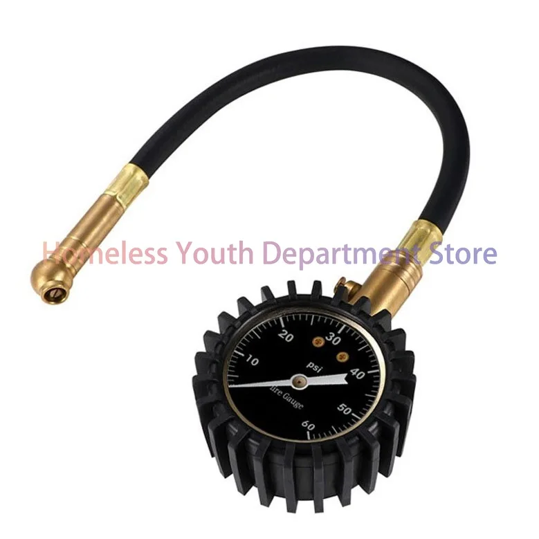 Pressure gauge, luminous tire pressure gauge strap rapid deflation function test tire pressure gauge