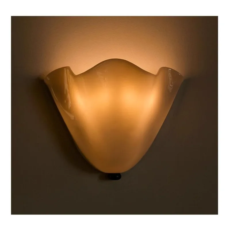 Vintage stained glass wall lamp medieval light luxury background wall walkway bedroom bedside