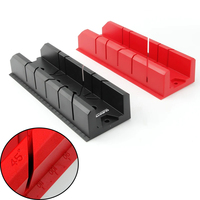 22.5/45/90 Degree 1pcs Wood Cutting Clamping Miter Saw Box Woodworking Angle Cutting for Carpenter