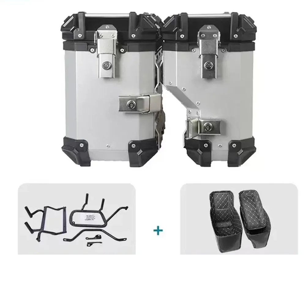 For CF MOTO 450MT MT450 450 MT  Motorcycle Luggage Box Luggage Rack Side Rack Storage Box Aluminum Tool Box 38L 45L