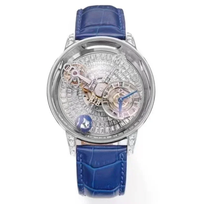 Limited Edition Tourbillon Full Sky Star Hemelse Mechanische Horloge Waterdicht Volautomatisch Jacob Horloge