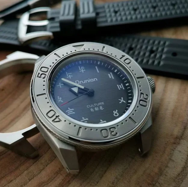 PROXIMA Men Diver Watch 42MM Military Automatic Mechanical Wristwatch 30ATM Waterproof Luminous NH35 Rubber Strap