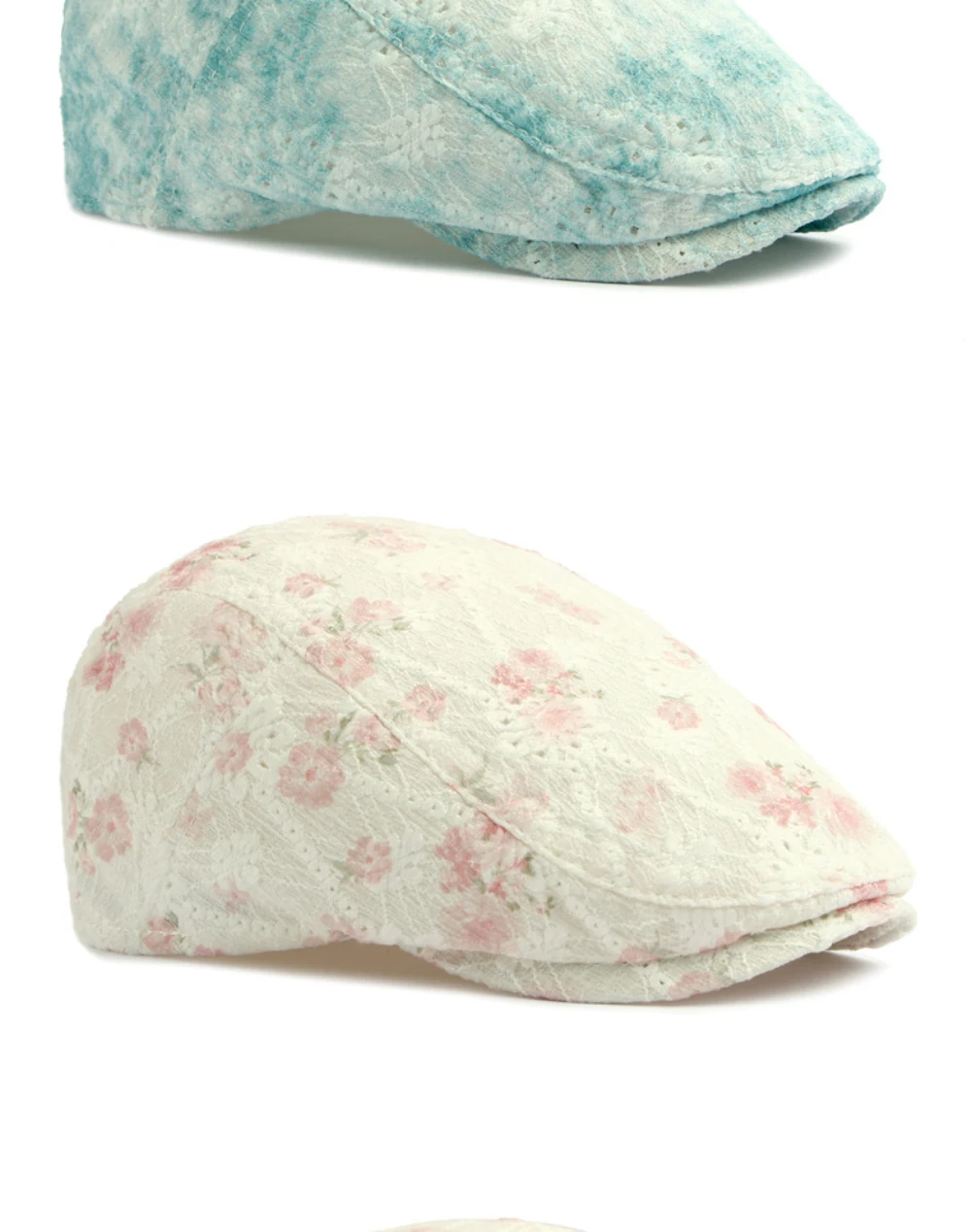 HT5102 Herren- und Damen-Baskenmützen mit Blumenmuster, Künstler- und Malermütze, Atmungsaktive Ivy-Flatcaps, Neue Frühjahr-Sommer-Kollektion 2026 – Detail 6
