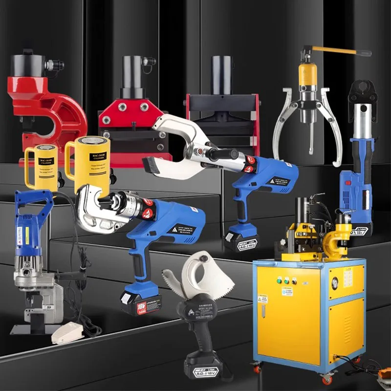 

Электрический гидравлический обжимной инструмент, бесщеточный перезаряжаемый гидравлический зажим для проводов, инструмент для обжима медных/алюминиевых кабельных клемм