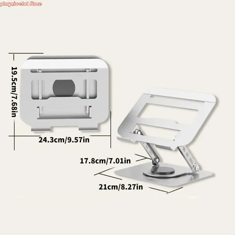 حامل جهاز الكمبيوتر اللوحي e8ba 360 درجة قابلة للطي قابلة للطي قوس الدعم لحامل سطح المكتب الكمبيوتر اللوحي المحمول