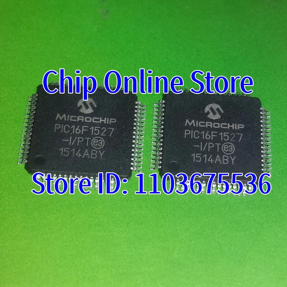 متحكم دقيق 8 بت MCU ، PIC16F1527 ، TQFP64 ، جديد ، أصلي ، 2-50