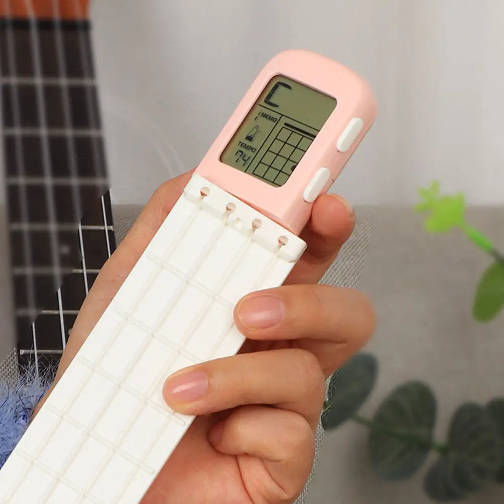 

1Pcs Ukulele Chord Practice Tool Portable ABS Chord Finger Exerciser Ukulele Learning Aid Beginner Training Device Supplies
