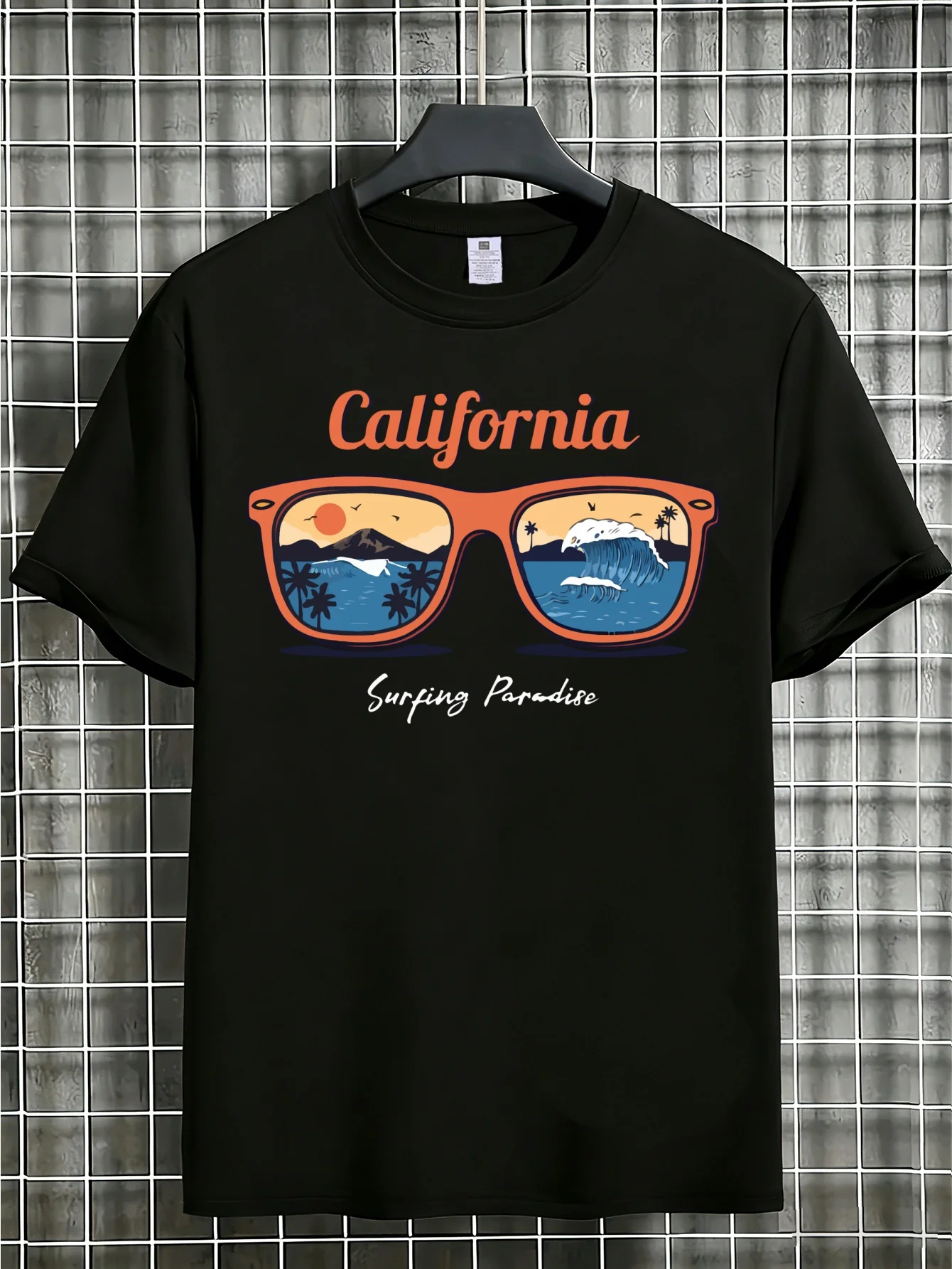 Men Navy Tee California Surf S - огляд і ціна Street Fashion California