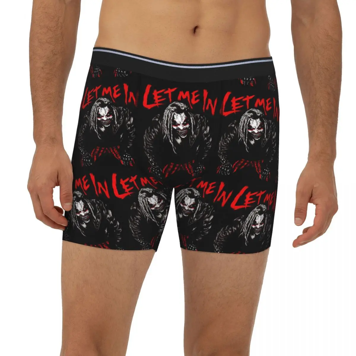 

Bray Wyatt Vintage The Fiend Comics Long Boxer Underpants Short Male Panties Breathable Underwear for Homme Man Boyfriend Gift