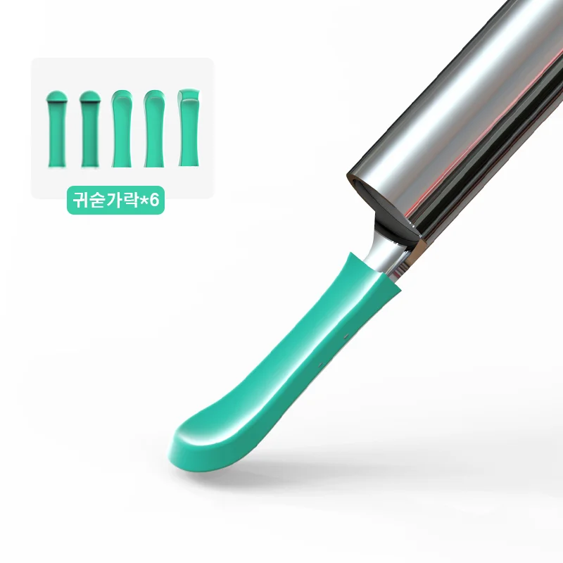 Fiekr Intelligent Visual Earplugs Endoscope, High-Definition Camera with LED Lighting, Type-C Charging, Makeup Cotton Swabs