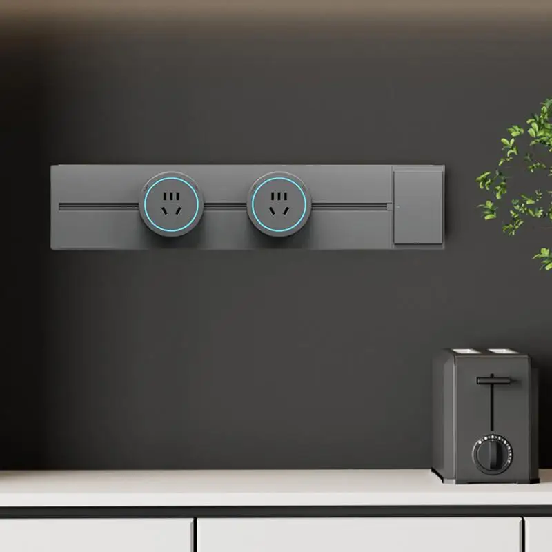 منافذ كهربائية نظام مسار المقبس المنقولة انفصال القابلة للإزالة منافذ متعددة محولات لدراسة غرفة المعيشة المطبخ