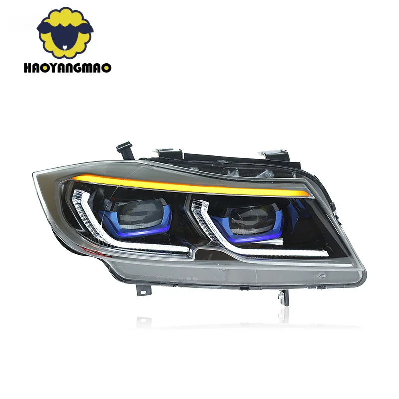 

Suitable for 05-12 3 Series E90 Headlight Assembly Modification New LED Lens Daytime Running Light Flowing Turn Signal