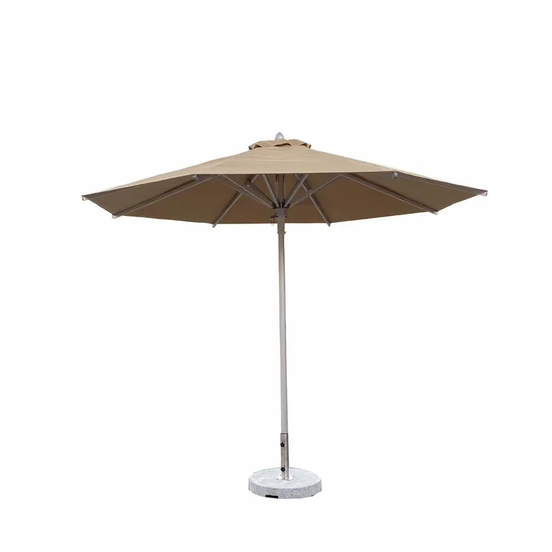 48mm Brushed Aluminum Alloy Center Pole Outdoor Garden Umbrella Stand Customizable Patio Parasol Support