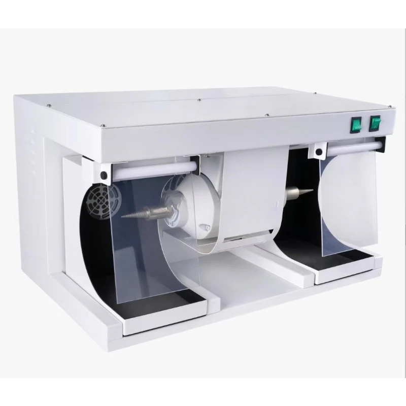 High Speed Dust Collector Integrated Lab Lathe Polishing Lathe Grinding Machine Dental Polishing Machine