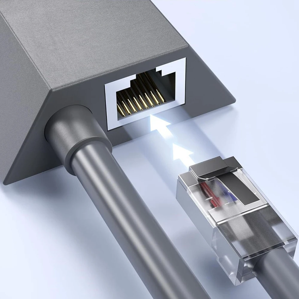 Starlink V2 라우터용 이더넷 어댑터-RJ45 포트 Starlink V2 액세서리용 인터넷 전력선 전송 커넥터