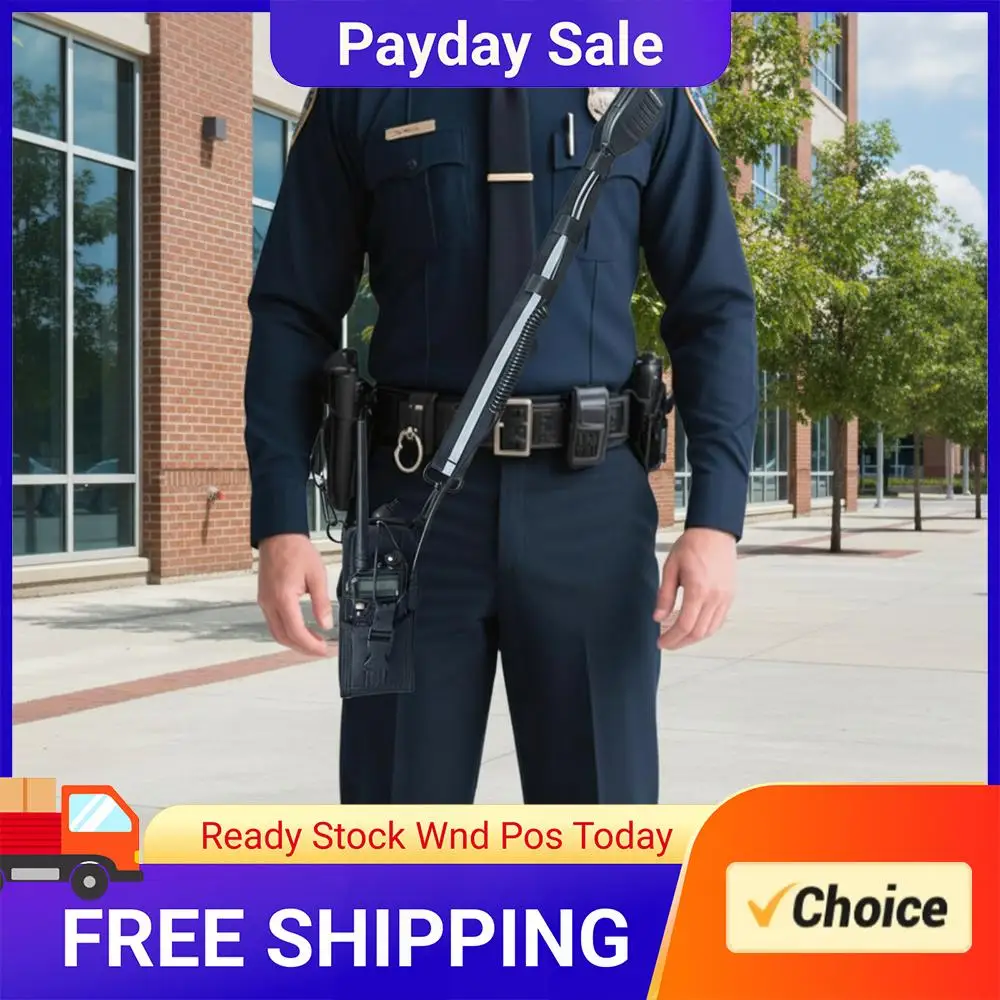 Radio Strap Holster Anti-Sway Design Firefighter Radio Strap and Holder Featuring 3M Reflective Strips for Fire EMT Paramedics