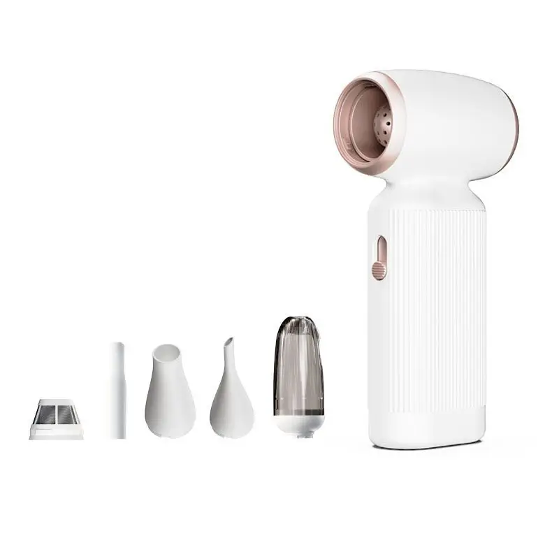 Handheld Turbo Fan and Vacuum Cleaner 2 in 1, High Pressure Cordless Dust Blower with Suction Function for Car Home Cleaning