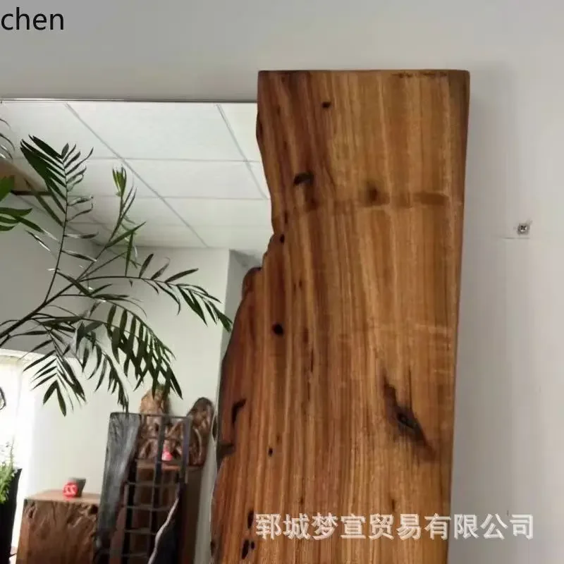 V8  old elm  clothing store old decorative dressing  solid wood wall floor   stereo fitting
