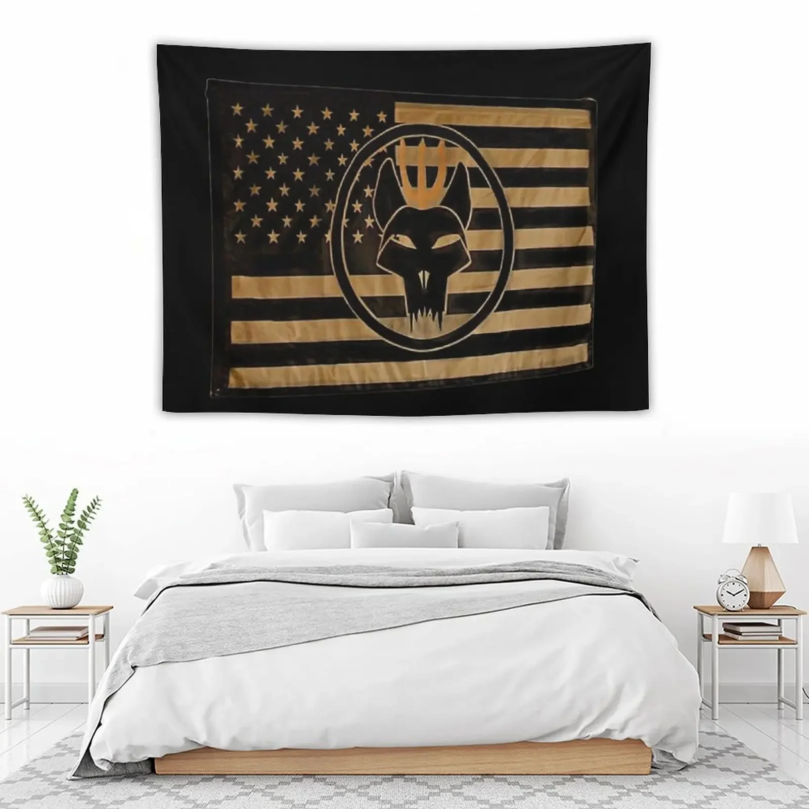 SEAL TEAM BRAVO BW FLAG Tapestry Wall Mural Carpet On The Wall Cute Room Decor Home Decorations Tapestry