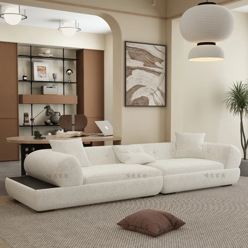 لهجة بيضاء أرائك غرفة المعيشة الحديثة الحد الأدنى كرسي الأريكة غرفة المعيشة الأرائك نفث سحابة Tumbonas بلايا أثاث المكتبة #1