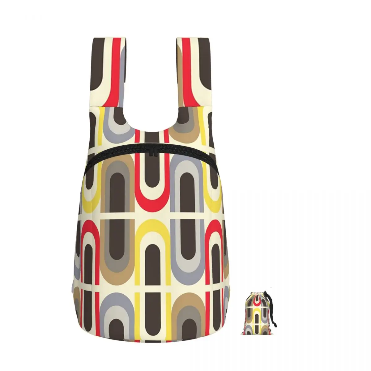 

Modern Lozenge Print With A Retro Vibe Backpack Student Storage BookBag Kids School Bag Laptop Shoulder Bags for Men Women
