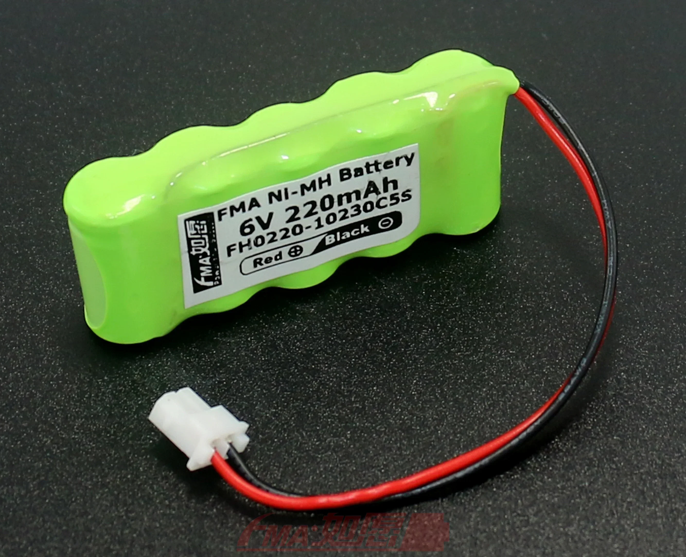 Akumulator Ni-MH 6V 220mAh do czajnika wodnego Bugatti 1/2AAA5SB Rozmiar: 10x51x23mm ze złączem/5264