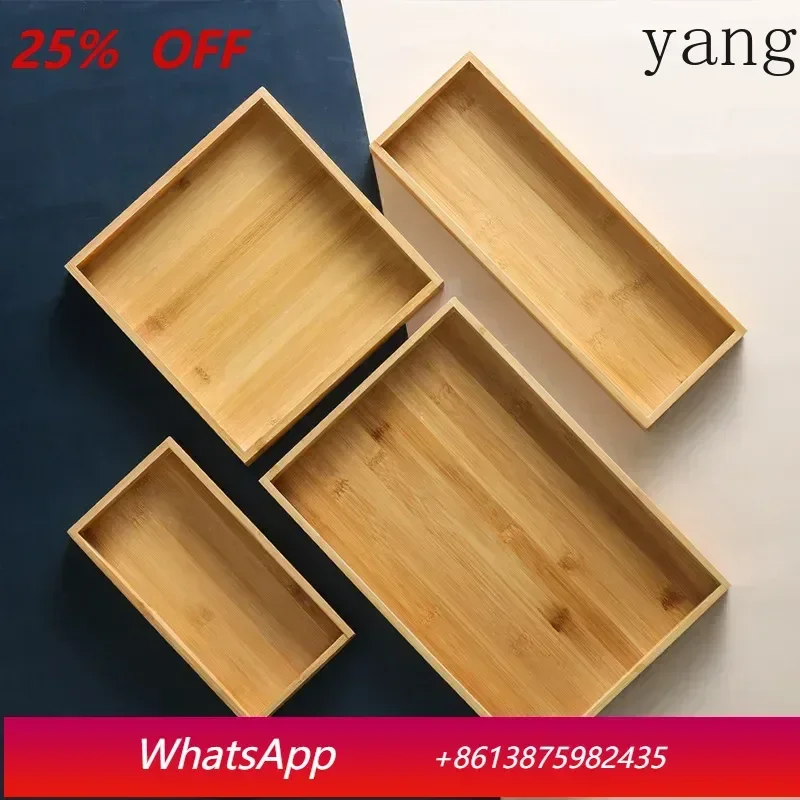 

Japanese Style bamboo wood tray Square Wood Plate Dinner plate Bamboo Tea plate Restaurant Hotel wooden fruit tray teapot tray