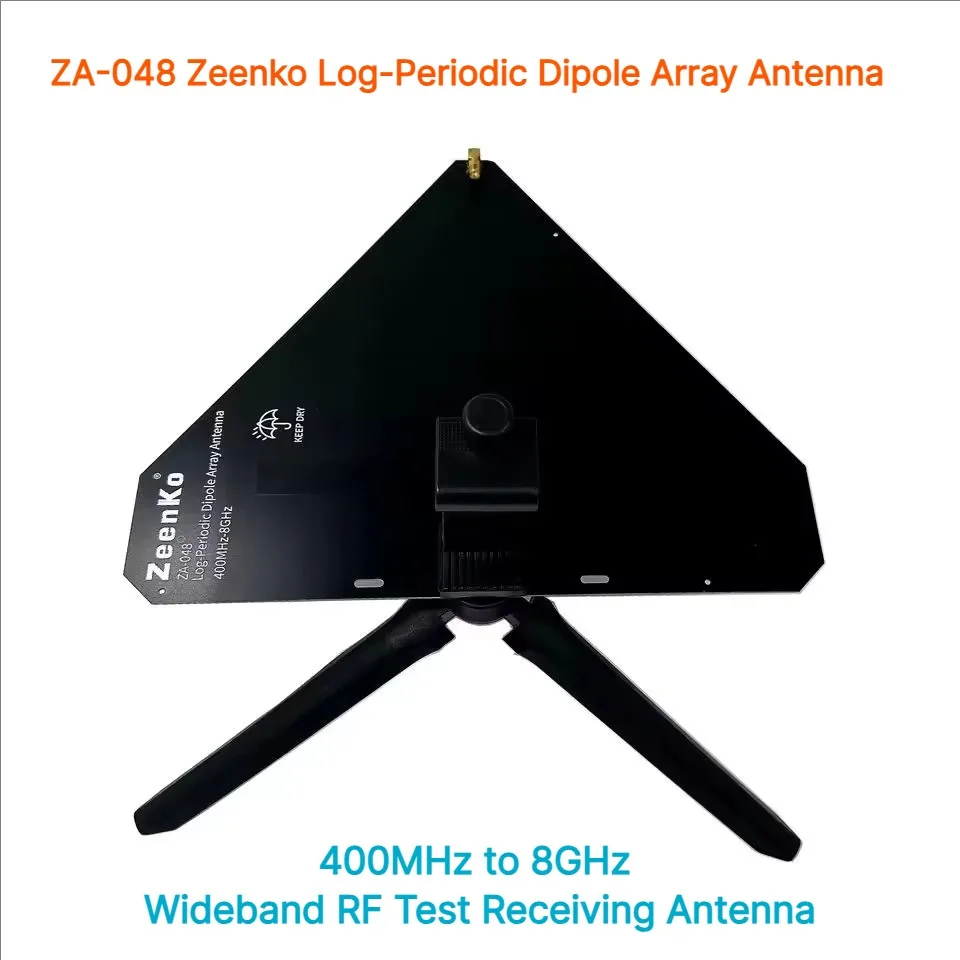 ZA-048 Zeenko Log-Periodic Dipole Array Antenna, 400MHz to 8GHz