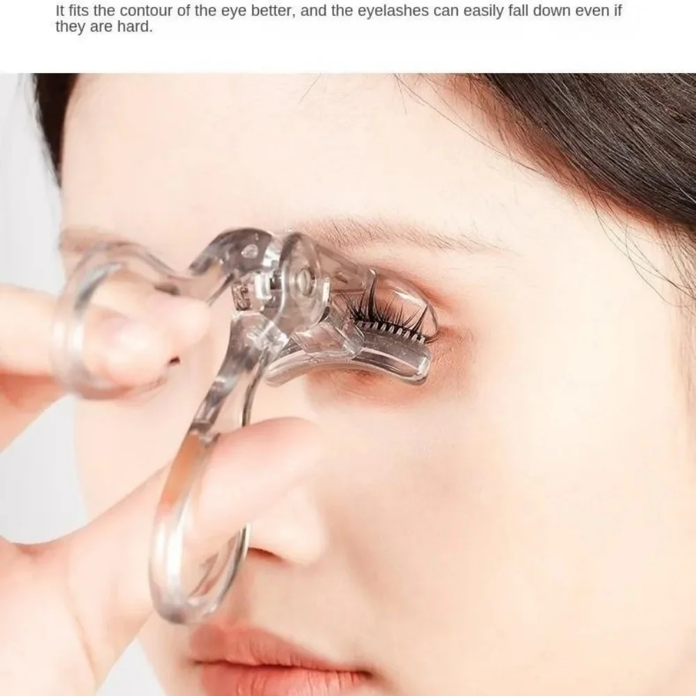 Portable Lashes Curler Enlarge Eyes Tool Wide Partial Clip Options Waterproof Long-Lasting Natural Curl Easy To Operate Beginner