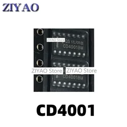 1PCS CD4001 CD4001BM SMD SOP-14 Logic Chip