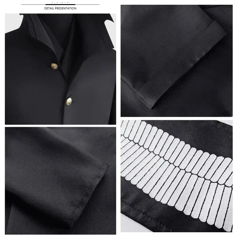 Dandadan Okarun Ken Takakura 코스프레 의상 Okarun 일본식 교복 검은 재킷 Gakuran 복장 할로윈 파티