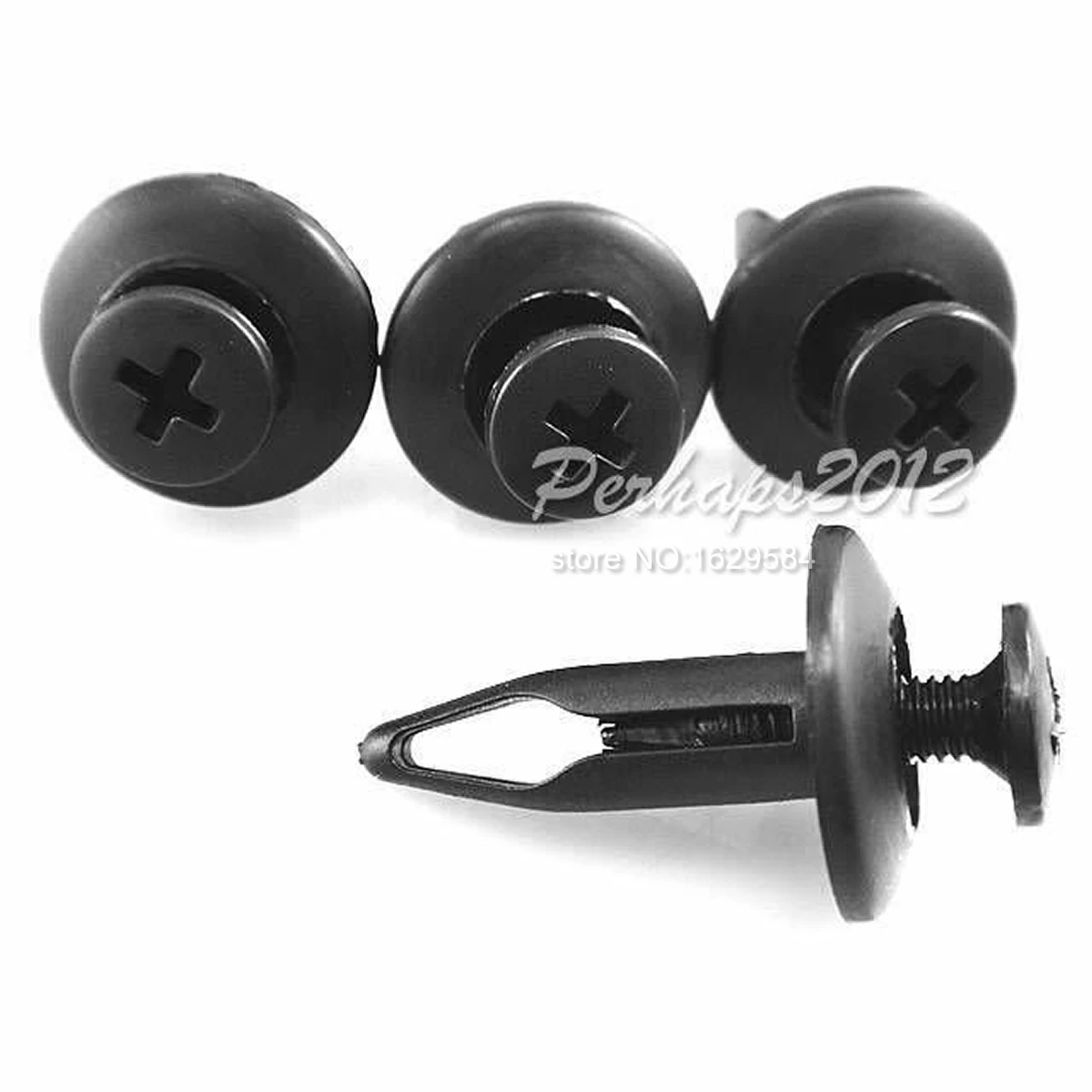 100x OEM pára-choques radiador mortalha clipes guarnição retentor para GM 15773445 20452072 20664092 15773445     Ford N 804570 S Crisis 4638134