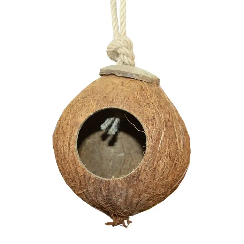 

Summer Parrot Bird Nest Hamster Golden Bear Small Pet Hammock Coconut Shell Bird Nest Toy