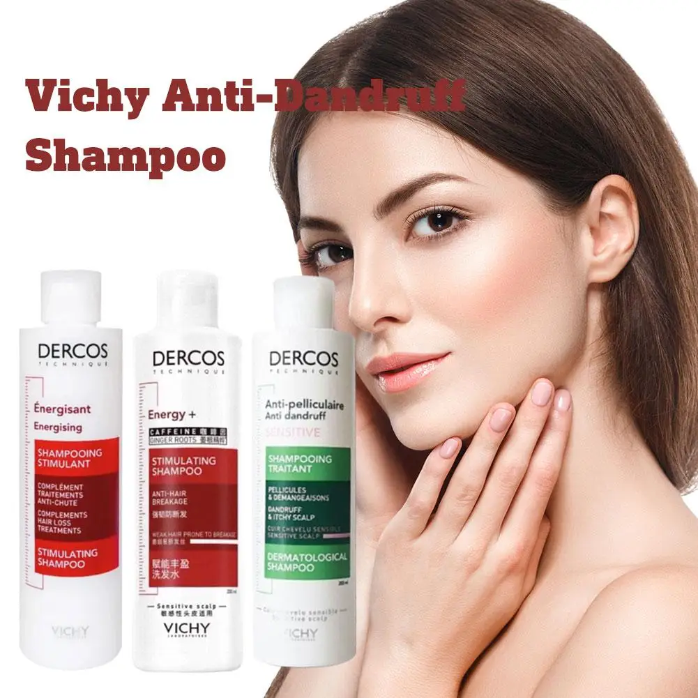 

VICHY Anti Dandruff Scalp Care Shampoo Deep Cleansing Oil Control Soothing Nourishing Fluffy Anti Itch Damaged Shampoo