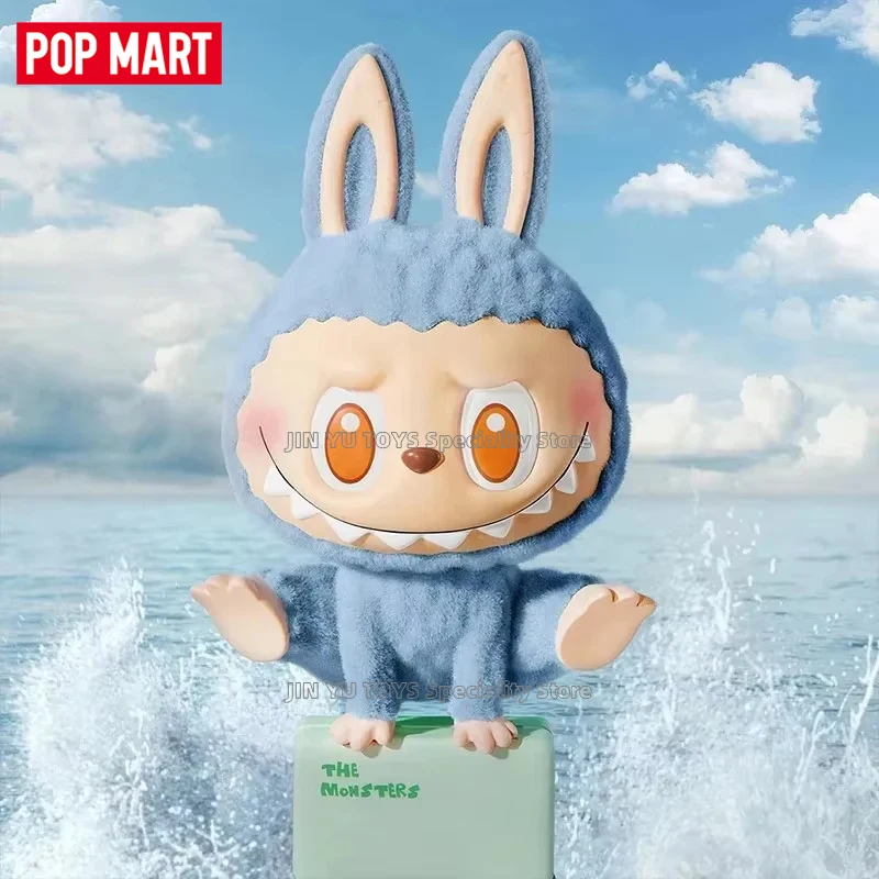 POP MART The Monsters Labubu Lazy Yoga Series Mystery Box Cute Anime Figure Model Confirm Style Desktop Ornaments Guess Bag Toys