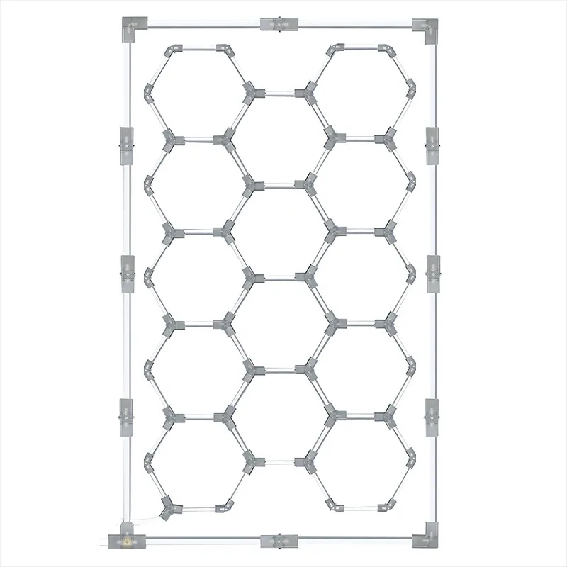 LED car wash light, barber shop supermarket auto repair and beauty 220V honeycomb light