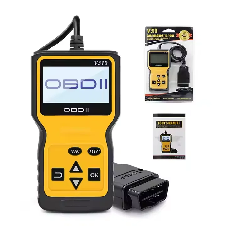 V310 Obd2 Handheld Scanner Car Diagnostic Tool with 1-Year Warranty for Vehicle Detection for universal cars