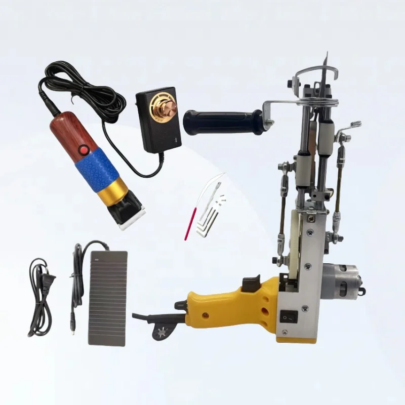 High Quality New 2-in-1 Tufting Gun Carpet Weaving Gun Tufting Gun Carpet Machine tuft gun kit 	tufting kit tufting set