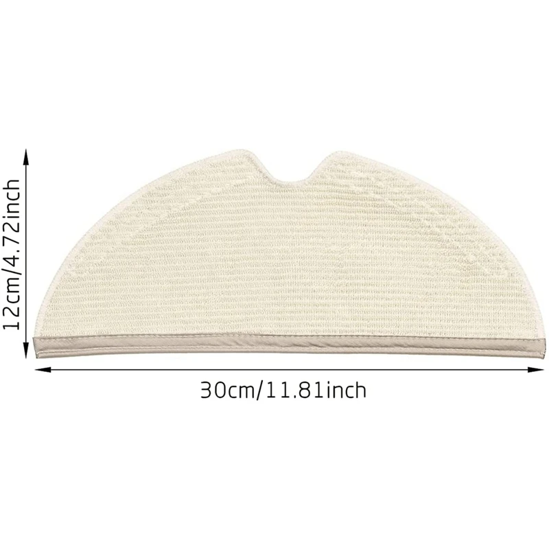 وسادات قماش ممسحة من المايكروفايبر لـ Xiaomi Roborock ، قطع غيار المكنسة الكهربائية ، S5 MAX ، S5 ، S50 ، S51 ، S55 ، S6 ، S6 ، نقية ، 8 عبوات