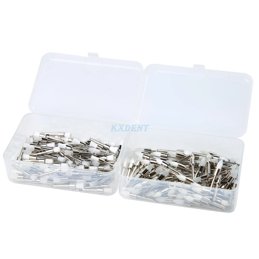 

100pcs/box Dental Polishing Brush Polisher Prophy Cup Brushes Nylon Latch Tapered Brush Dentistry lab Supplies