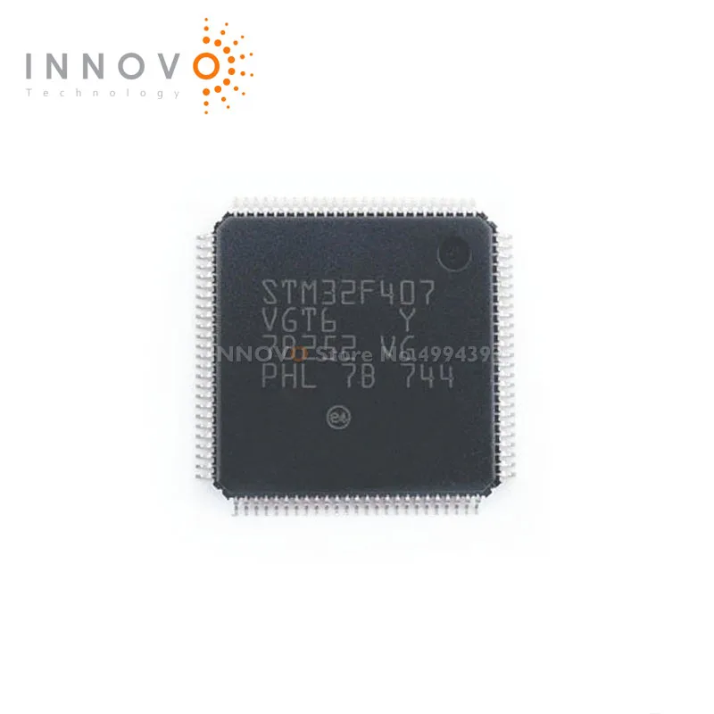 1PCS STM32F407VGT6 STM32F407 MCU 32BIT 1MB FLASH LQFP-100 IC CHIP New original