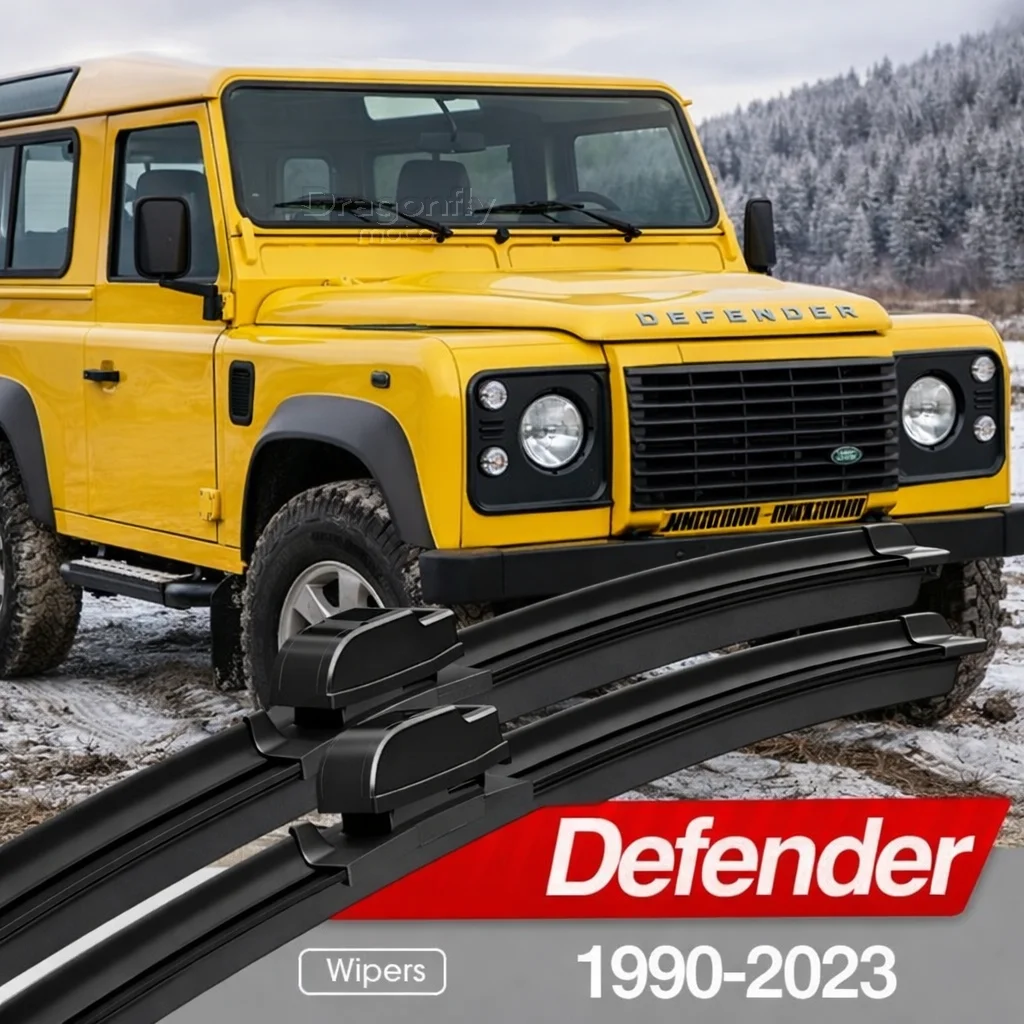 

Для Land Rover Defender 1990-2023: Комплект из 2 щеток стеклоочистителя лобового стекла, аксессуары для окон 1998, 2016, 2019, 2022 годов