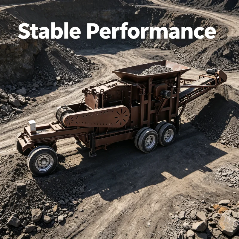 Portable Rock Jaw Crusher Plant For River Stone Crushing Machine Durable Mobile Stone Crusher For Infrastructure Development