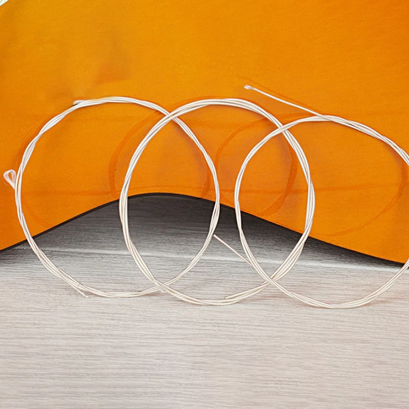 6pcs/set For Musical Instruments Classical Guitars Strings Guitar Part Acoustic Guitar String Brass Hexagonal Steel Core Strings